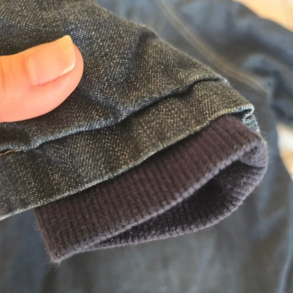 Baby Gap Toddler Boys Dark Wash Denim Sherpa Lined Jacket Blue 2‎ Years